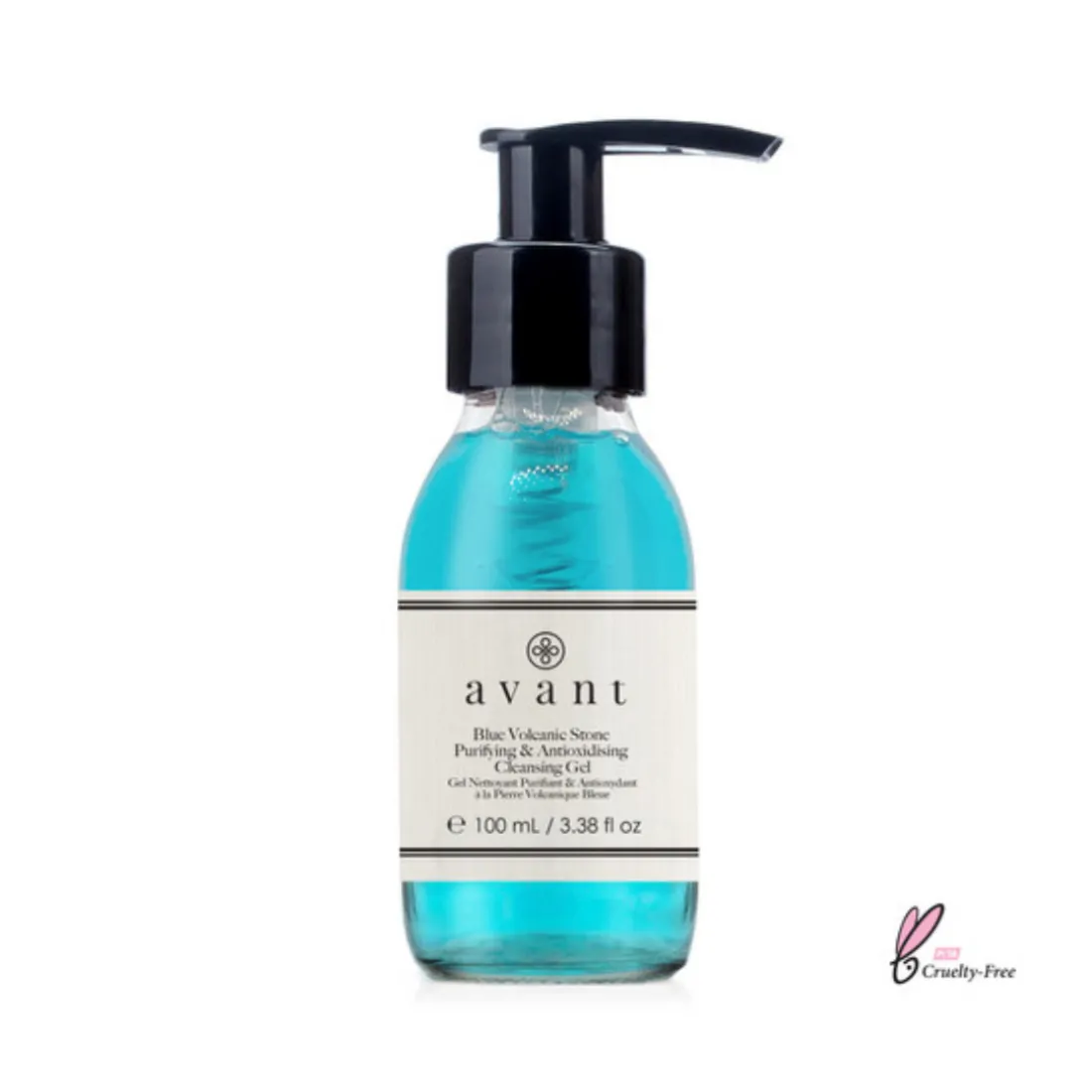 Gel Nettoyant Purifiant & Antioxydant à la Pierre Volcanique Bleue - Avant Skincare