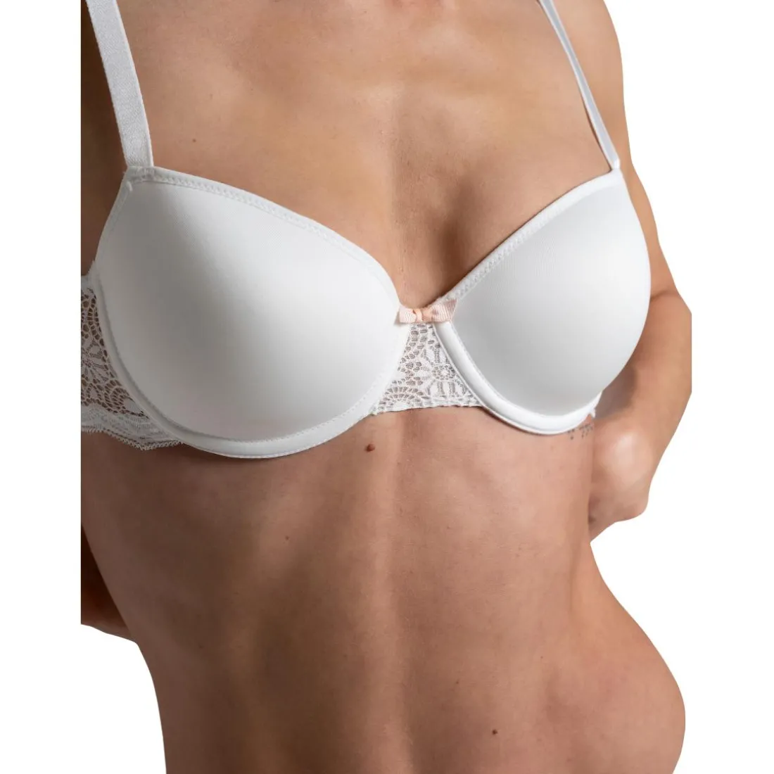 Georgia - Soutien-gorge coques à mémoire de forme blanc