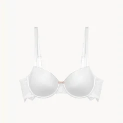 Georgia - Soutien-gorge coques à mémoire de forme blanc