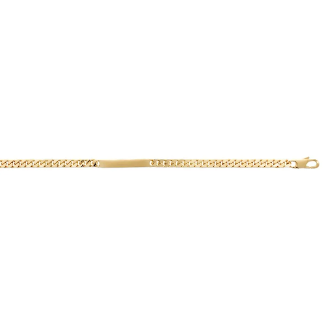 Gourmette femme plaqué or 4 mm - 60Y004ZV