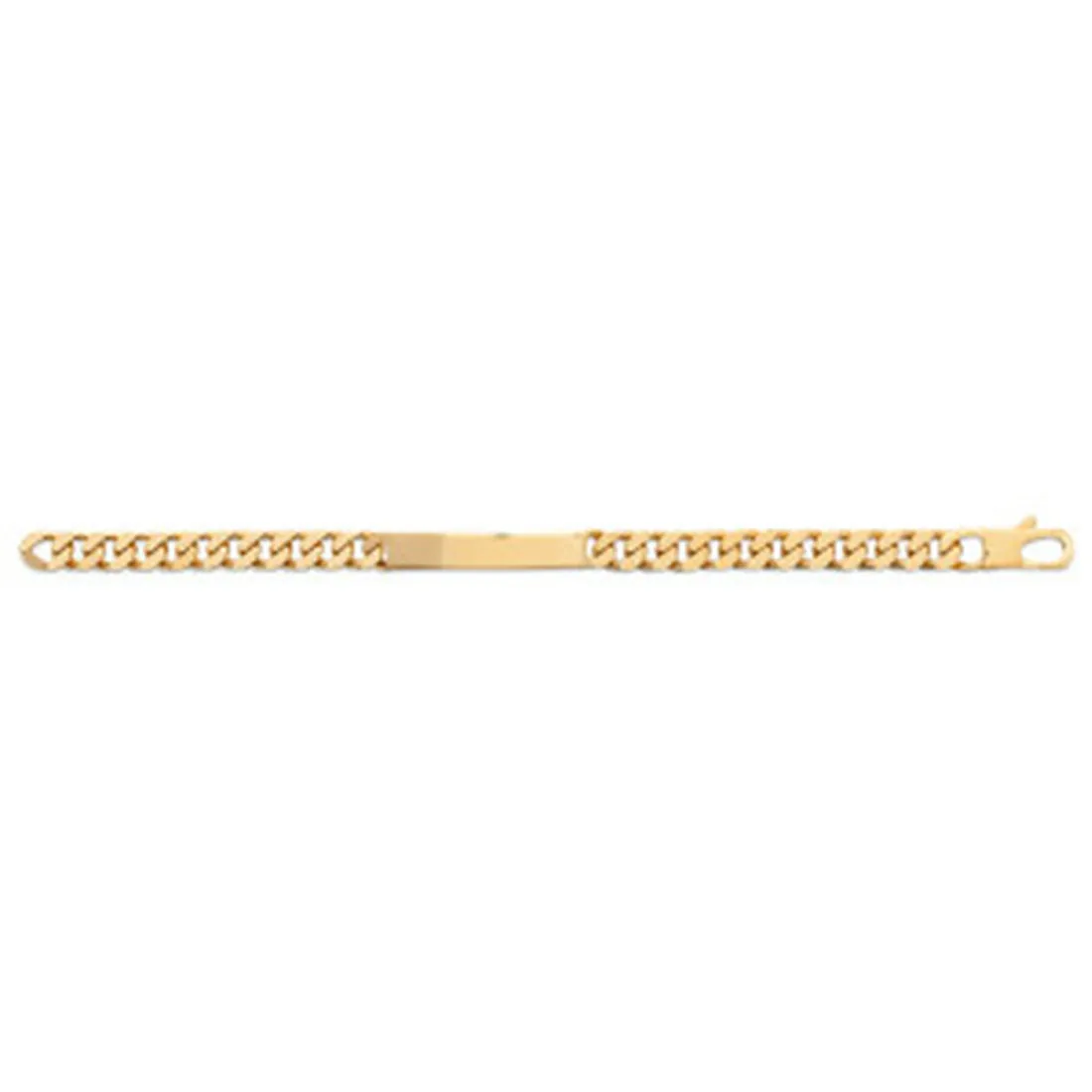 Gourmette Maille homme plaqué or 8 mm - 60Y00VYZ