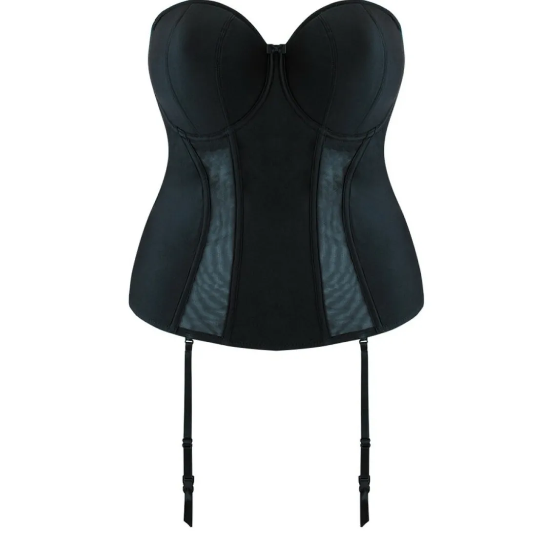 Guêpière bandeau armatures noire