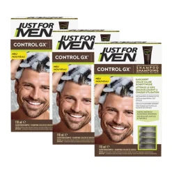 GX Control - 2 en1 Shampooing & Après-shampooing Colorant Réducteur de Gris - X3