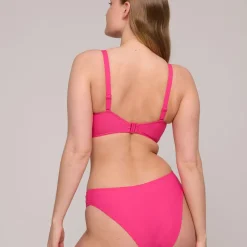 Haut de bikini emboîtant Dragon Fruit rose