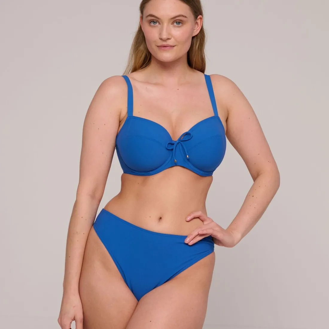 Haut de bikini emboîtant Delphinium Cheer bleu