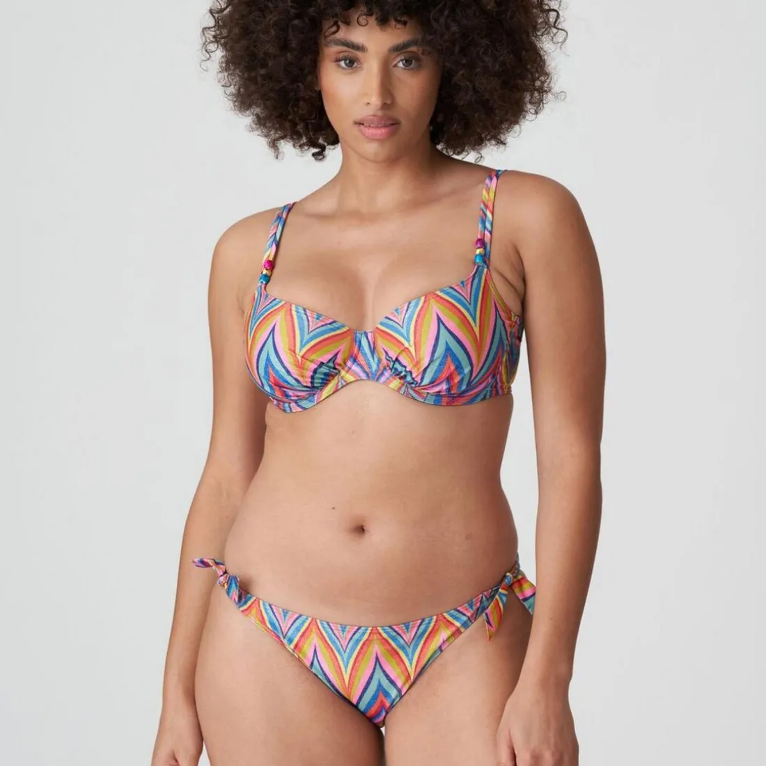 Haut de bikini emboîtant multicolore Prima Donna