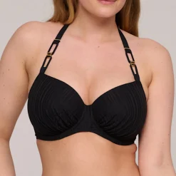 Haut de bikini emboîtant noir