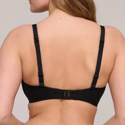 Haut de bikini emboîtant noir