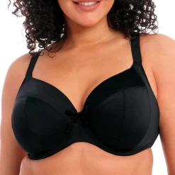 Haut de bikini plongeant - Noir