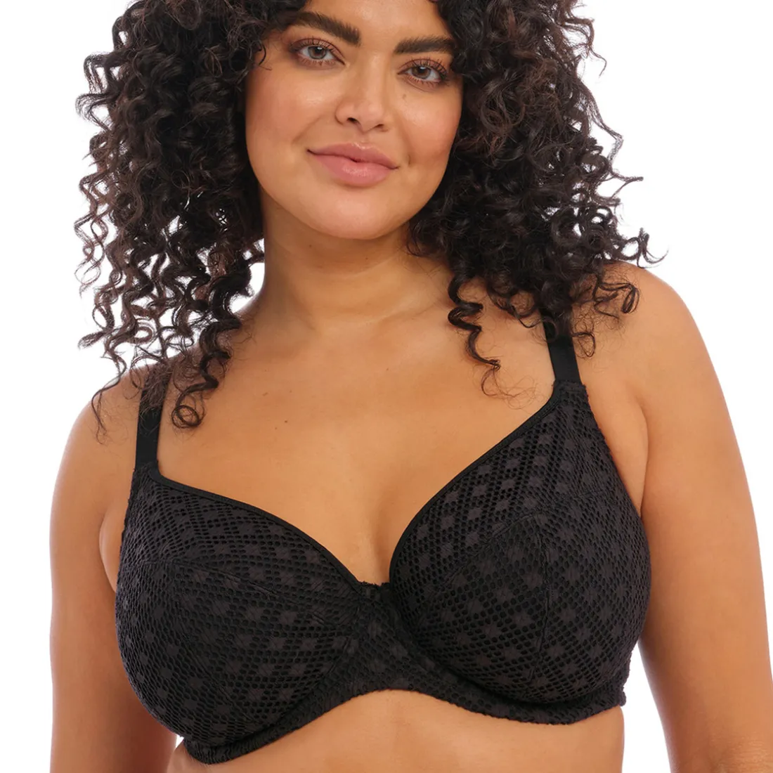 Haut de bikini plongeant - Noir