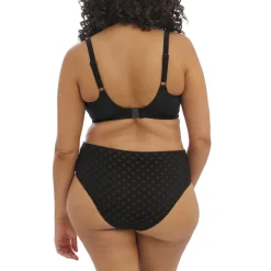 Haut de bikini plongeant - Noir