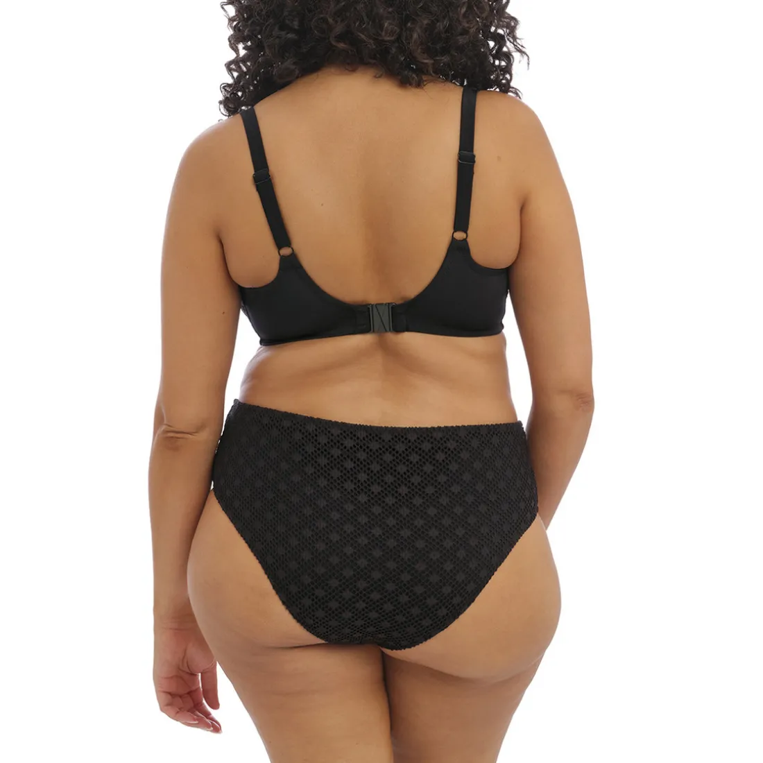 Haut de bikini plongeant - Noir