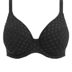 Haut de bikini plongeant - Noir