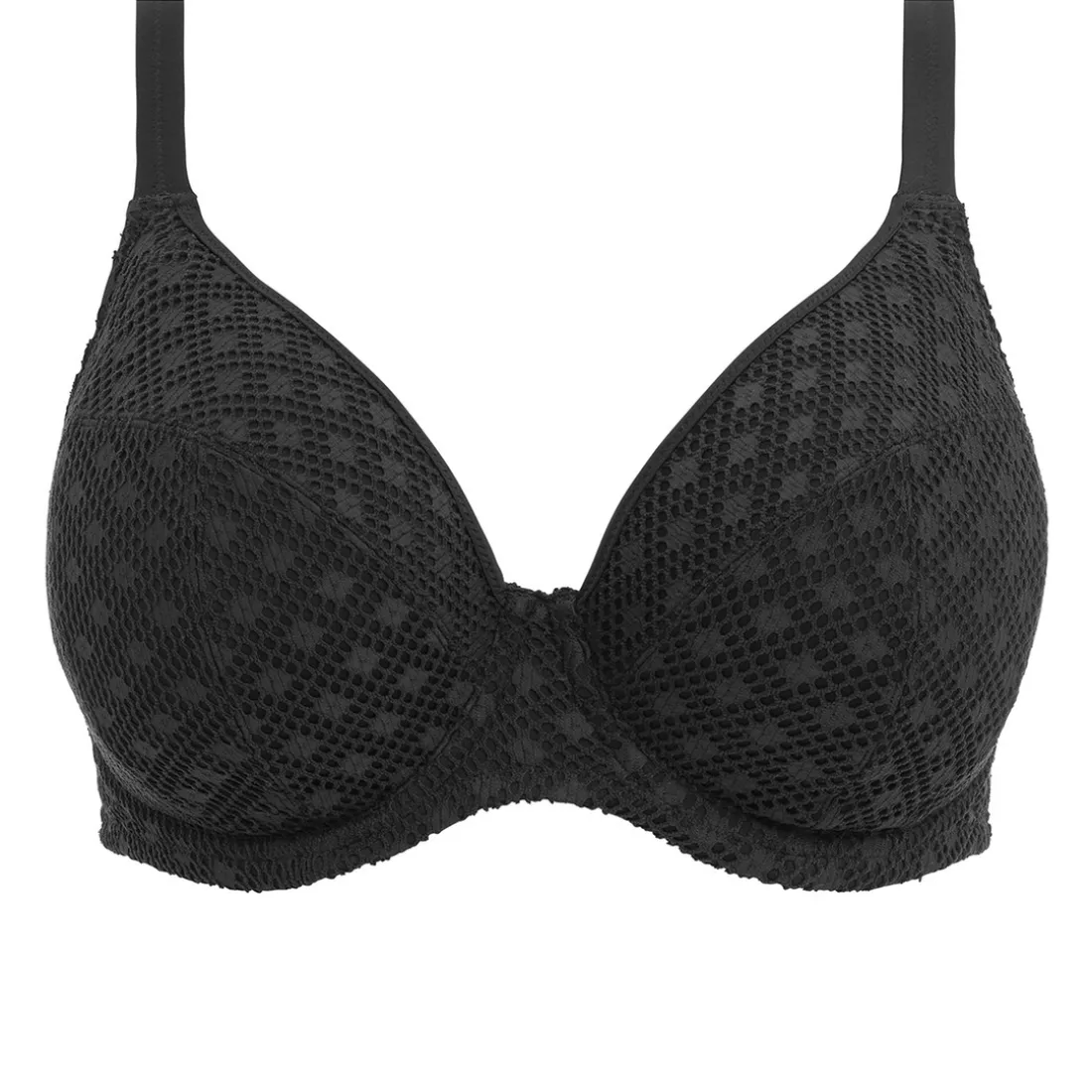 Haut de bikini plongeant - Noir