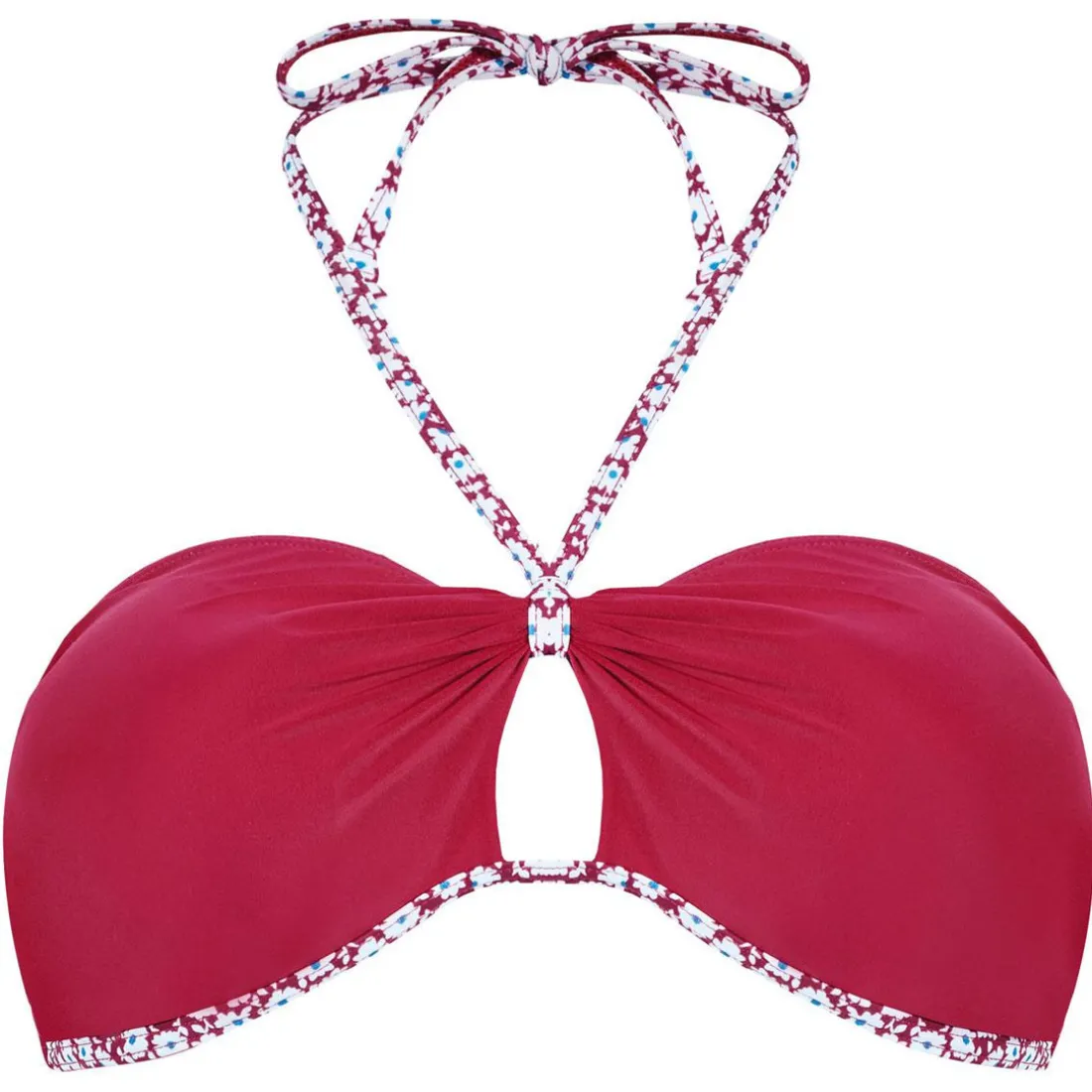 Haut de maillot bandeau Marguerite BRIGITTE BARDOT - Rouge