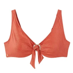 Haut de maillot de bain à armatures orange