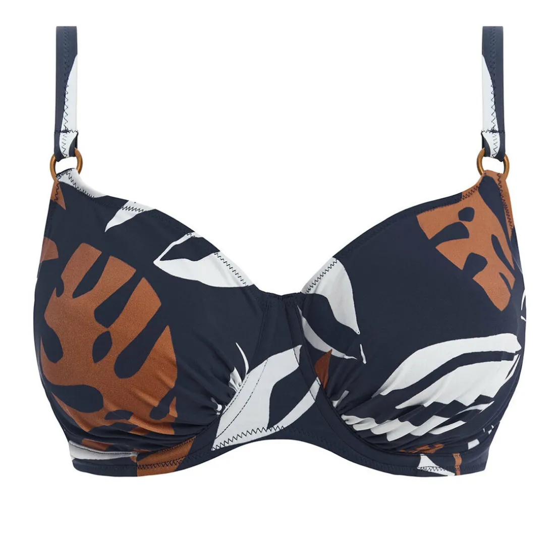 Haut de Maillot de Bain à Bonnet Froncé Bleu Fantasie Bain