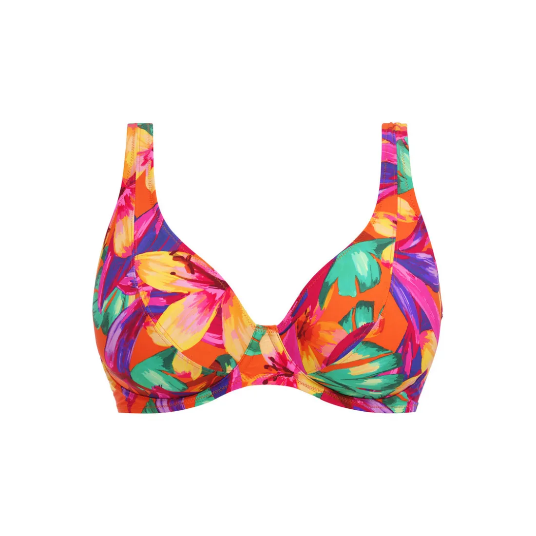 Haut de maillot de bain armature multicolore