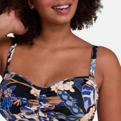Haut de maillot de bain bandeau avec armatures