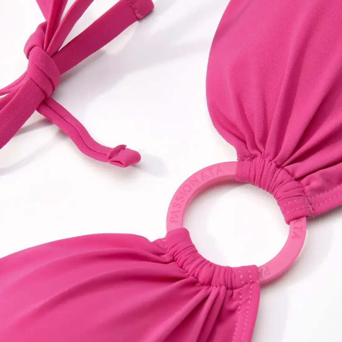 Haut de maillot de bain bandeau sans armatures - Rose