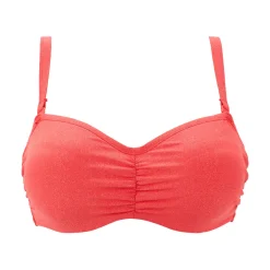 Haut de maillot de bain bandeau mousse avec armatures - Rouge