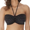 Haut de maillot de bain bandeau armatures noir