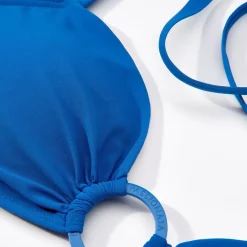 Haut de maillot de bain bandeau sans armatures - Bleu
