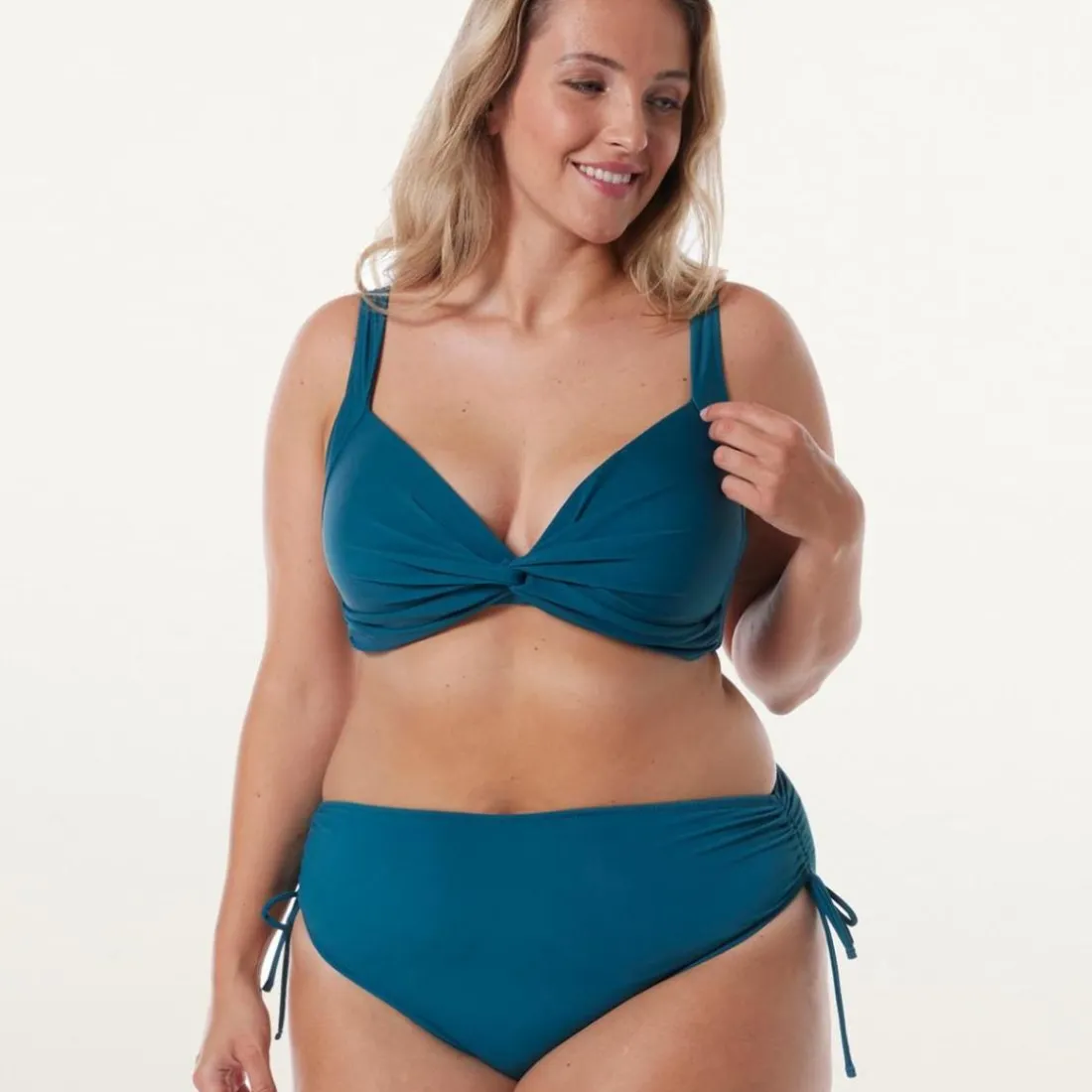 Haut de maillot de bain coques souples vert Gin