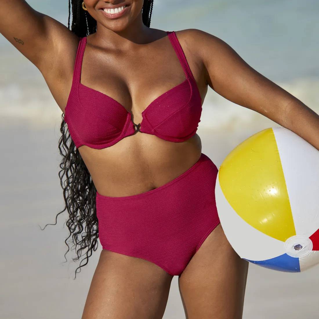 Haut de maillot de bain classique armatures rose Sans Complexe Bain