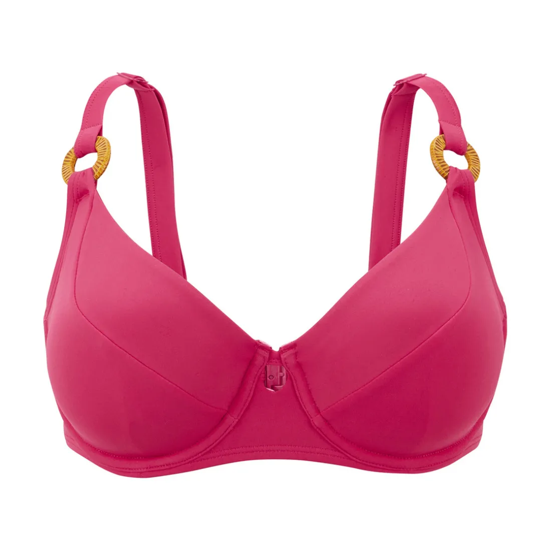Haut de maillot de bain emboitant avec armatures - Rose