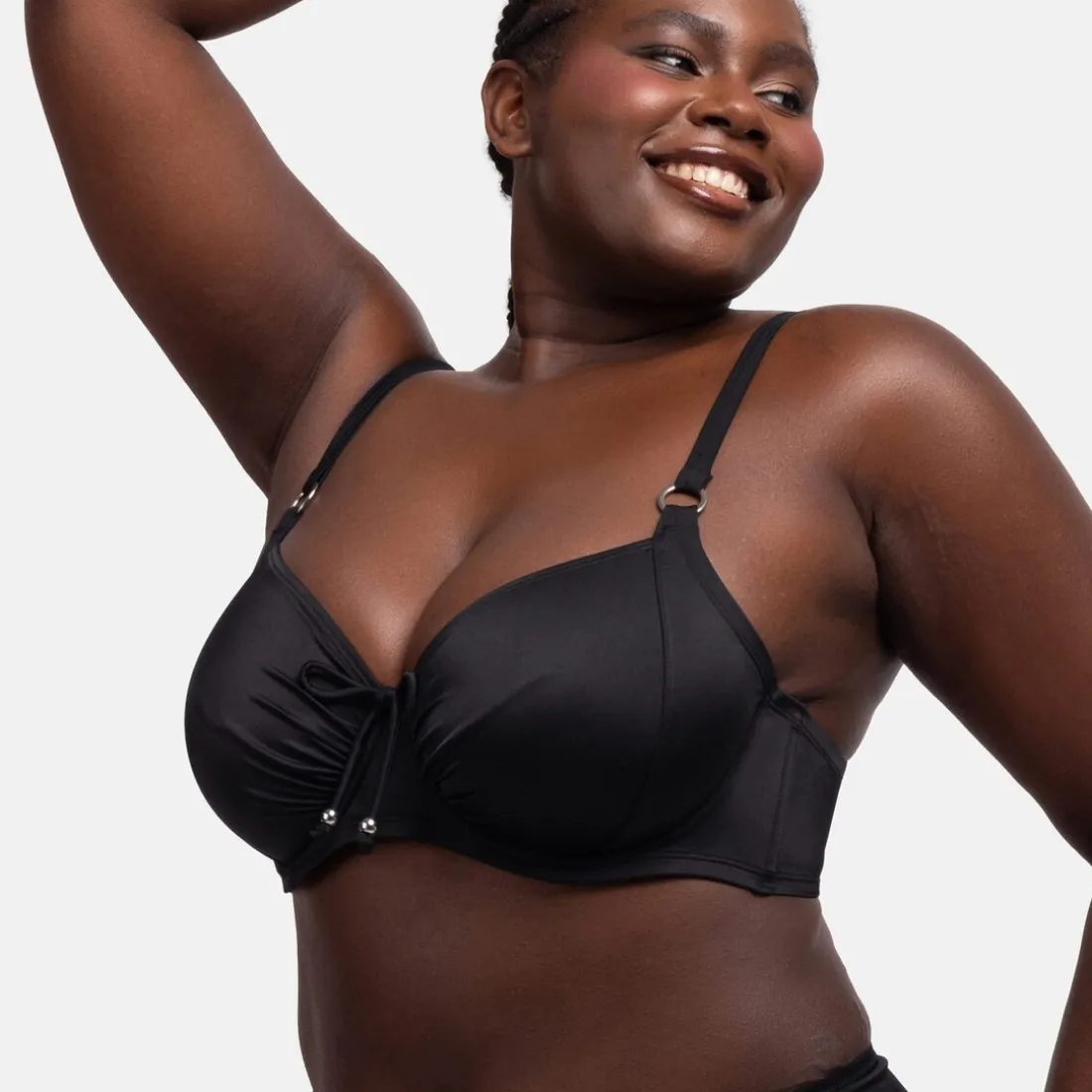 Haut de maillot de bain Fiji Eco black