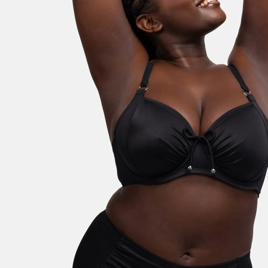 Haut de maillot de bain Fiji Eco black