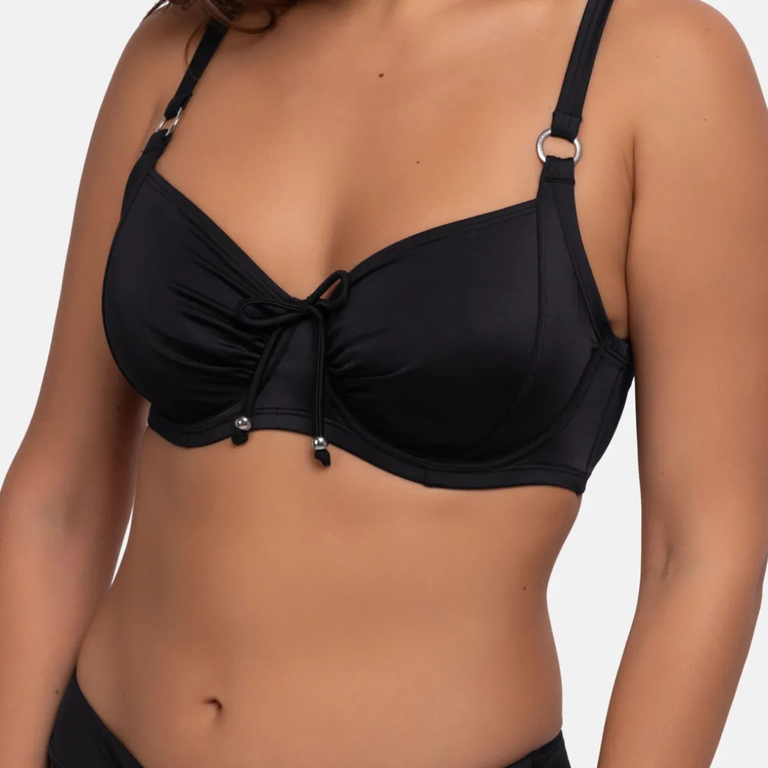 Haut de maillot de bain Fiji Eco black