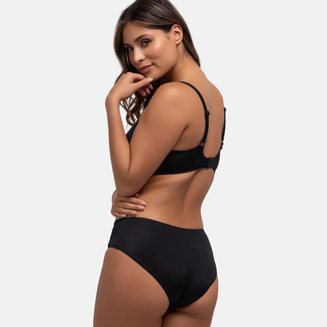 Haut de maillot de bain Fiji Eco black