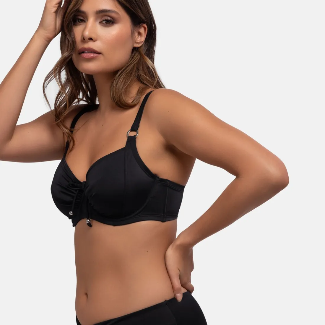 Haut de maillot de bain Fiji Eco black
