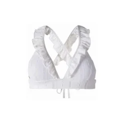 Haut de maillot de bain triangle blanc Cassis