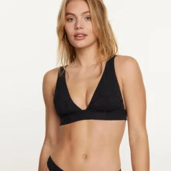 Haut de maillot de bain triangle noir Voyage