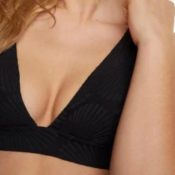 Haut de maillot de bain triangle noir Voyage