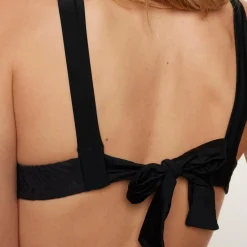 Haut de maillot de bain triangle noir Voyage