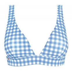 Haut de maillot de bain triangle Bleu