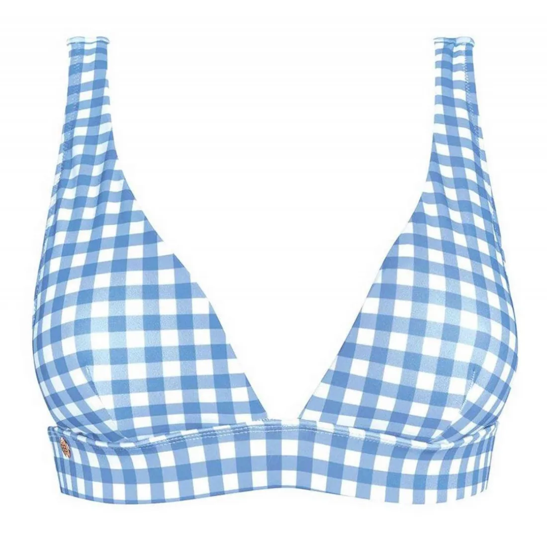 Haut de maillot de bain triangle Bleu