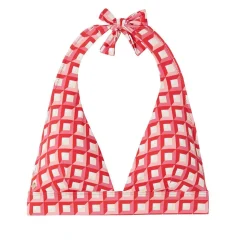 Haut de maillot de bain triangle rouge Ibiza