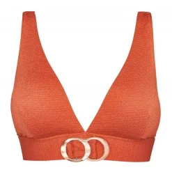 Haut de maillot de bain triangle Orange