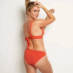 Haut de maillot de bain triangle Orange