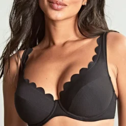 Haut de maillot plongeant Spirit Lauren black
