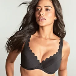 Haut de maillot plongeant Spirit Lauren black