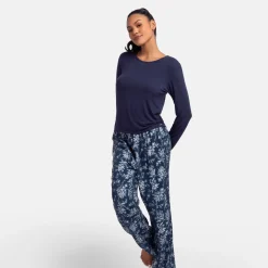 Haut de pyjama bleu