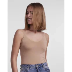 Haut de pyjama marron
