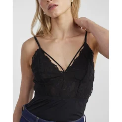 Haut de pyjama noir Mina