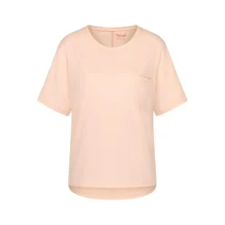 Haut De Pyjama T-shirt Avec Poche Beige Triumph en coton